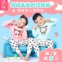 Shu Shu cotton đồ lót trẻ em đặt trong quần áo bé trai cotton mùa thu quần áo bé trai và bé gái phục vụ tại nhà quần áo cho bé trai