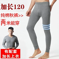Cao xà cạp dài nam cotton phần mỏng quần ấm Slim kích thước lớn xà cạp dài của nam giới quần 120 cm quần legging nữ