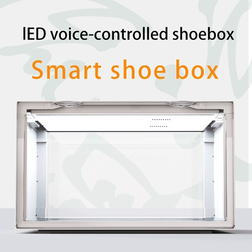Luminous shoe box Voice-activated shoebox Display box Put aw