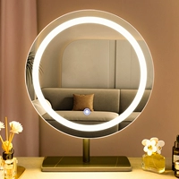 Легкий роскошный умный светодиодный свет может повернуть туалетное столик для макияжа зеркал настольный столик.