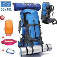 Mở túi lang ngoài trời ba lô túi leo núi 55L6065L du lịch ba lô nam nữ túi thể thao cắm trại ba lô backpack local brand