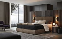 Полиформированная матовая кожаная кровать итальянская почта -самододерная кровать легкая роскошная кровать скандинавская кровать современная минималистская кровать настраивается
