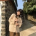 Mới của Hàn Quốc chic phong cách thời trang đơn ngực lỏng dài tay áo khoác cardigan màu sắc hoang dã áo len áo len phụ nữ Áo len