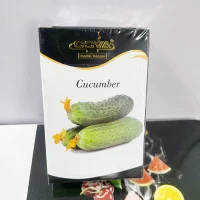 Темно -серый огурец