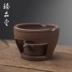 Bếp đá nhỏ kiểu Nhật, bếp củi, trà ấm, trà hoa, đế cách nhiệt, bộ ấm trà bằng gốm kungfu, nến, bếp trà - Trà sứ binh pha tra Trà sứ