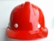 Mũ bảo hiểm công trường xây dựng thương hiệu Jiejie nhựa nội địa một sườn 015 C có dây đeo đơn bằng một nút bấm mũ công trường mũ bảo hộ kỹ sư