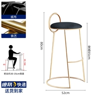 Черный браслет на ногу, 65см