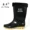 Giày cao gót 2018 Jufeng cộng với cotton cộng với nhung mưa ủng nam nữ đi giày cao gót đế xuồng chống trượt đáy giày keo giày đi mưa cho bé