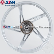 SYM Xia Xing Sanyang Đầu máy Jin Wang XS110-6A Xe trước Bánh trước Hub Vòng thép phía trước Nồi hơi Phanh - Vành xe máy