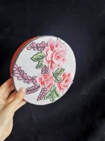 Пользовательская [розовая вышивка] барабаны и обслуживание клиентов 8 -дюймовый диаметр 20 см