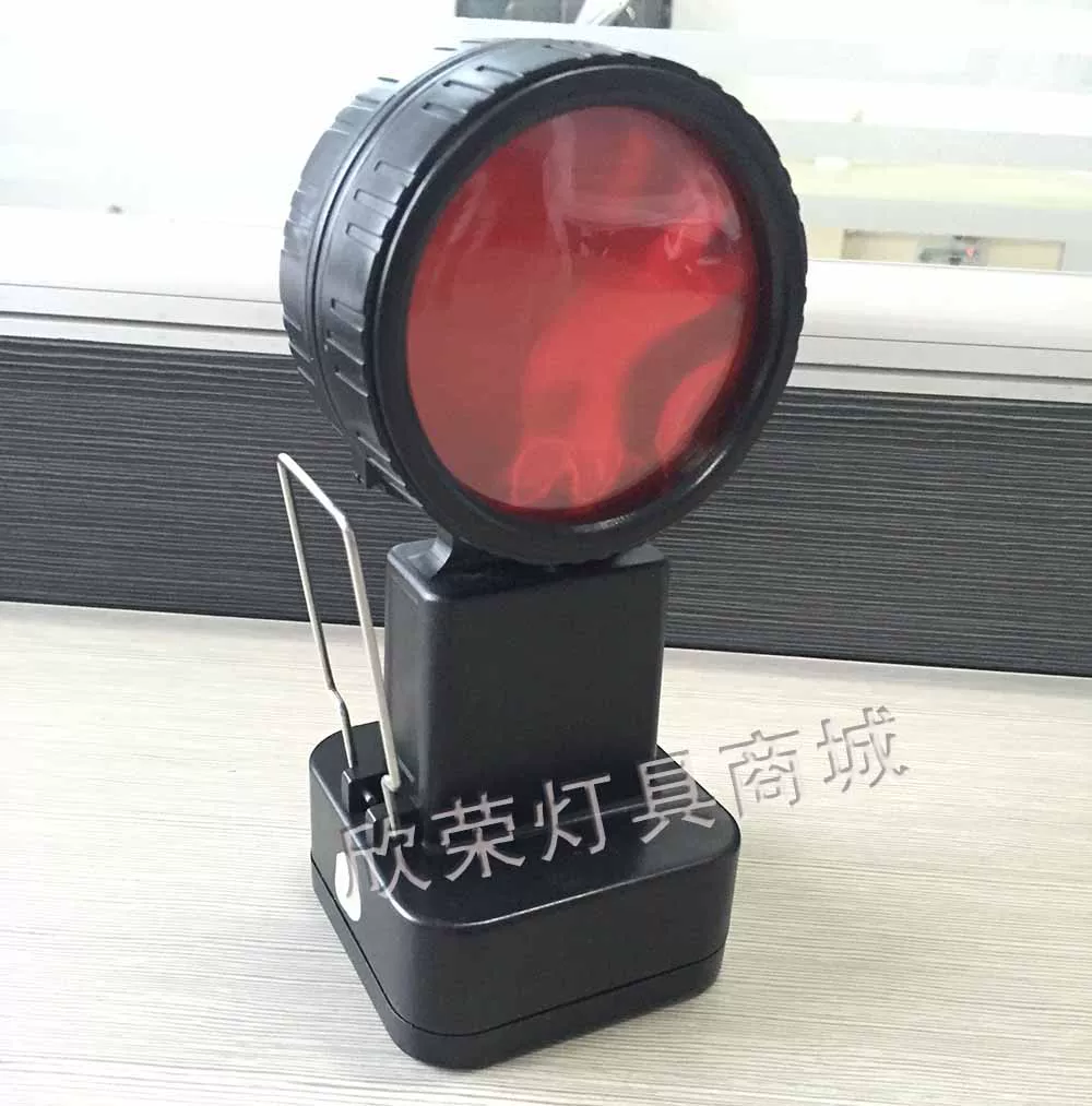 [地铁路双面警示灯红色信号华荣GAD102航运隧道交通爆闪吸附方位灯]