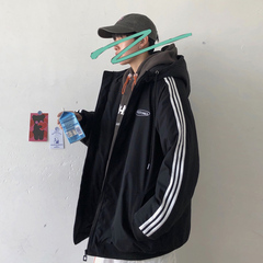 港風韓版棉衣男冬季潮流加絨加厚連帽棉服外套ins寬鬆學院風棉襖