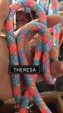 Гимнастические многоцветные шелковые нитки, 3м