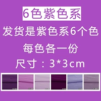 Фиолетовый 6 цветов (3*3 см)