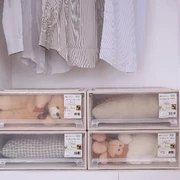 Long Shang ngăn kéo hộp lưu trữ hộp quần áo hộp nhựa trong suốt