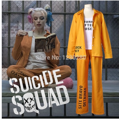 taobao agent 2016 new suicide team Harley Quinn prison prison uniform cosplay service