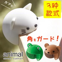 Японские мультяшные силикагелевые детские накладки на углы с животными, милый защитный чехол, увеличенная толщина