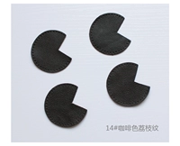 14#Coffee Color Litchi Pattern A Set