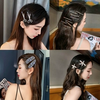 Брендовая заколка для волос с бантиком, шпильки для волос из жемчуга, челка, аксессуар для волос, популярно в интернете, 2020 года