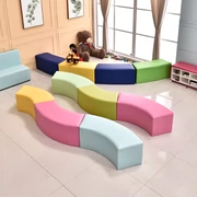 Nội thất Nhà hàng Pháp Ghế sofa tươi Góc Mùa hè Trẻ em Sofa Ghế Ghế Thảm Gối Kích thước - Nội thất khách sạn