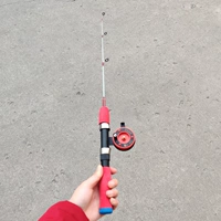 60 см красный полюс+колесо (без рыбного крючка и рыбной линии)