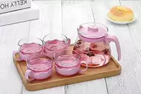 Розовый цветочный чайник (24 комплекта/коробка) не бесплатна доставки