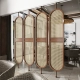 Tùy chỉnh 
            Mới theo phong cách Trung Quốc hiện đại tối giản màn hình mây gỗ rắn phòng khách sảnh khách sạn có thể xoay để cắt lối vào nhà nghỉ kiểu Nhật Bản