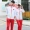 Trang phục thể thao đội tuyển quốc gia Trung Quốc 2019 Mùa xuân cho trẻ em Cặp đôi Thể thao Trang phục Ngoại hình Đồng phục Đội Giải thưởng Trang phục - Thể thao sau mẫu bộ thể thao nữ đẹp