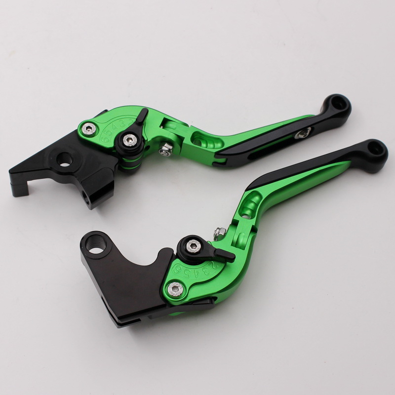 1 Pair Of GreenFor Yamaha motorcycle FZ6 Modified parts FZ8 brake Handlebar FZ1 ox horn CNC Handle pull rod