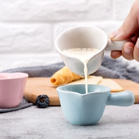 Gốm sữa jug sữa lưu trữ tank sữa muỗng sữa tea coffee cup đồ dùng với xử lý creative gốm màu rắn sữa jug bình pha cà phê