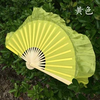 8 -INCH ДЕТСКОЙ АРТ ТЕСТ НАСТОЯЩИЙ Шелковые вентиляторы правая рука желтая