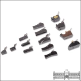 Mujing Fang Mini Planer больше, чем 1 угловая монета 1 точка Ebony Micro Lain Super Small Woodwork