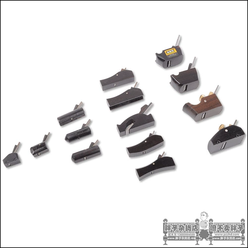 Mujing Fang Mini Planer больше, чем 1 угловая монета 1 точка Ebony Micro Lain Super Small Woodwork