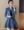 Mùa xuân 2019 mới của phụ nữ áo dài tay denim thêu thời trang áo khoác váy phù hợp với váy hai dây - Bộ đồ
