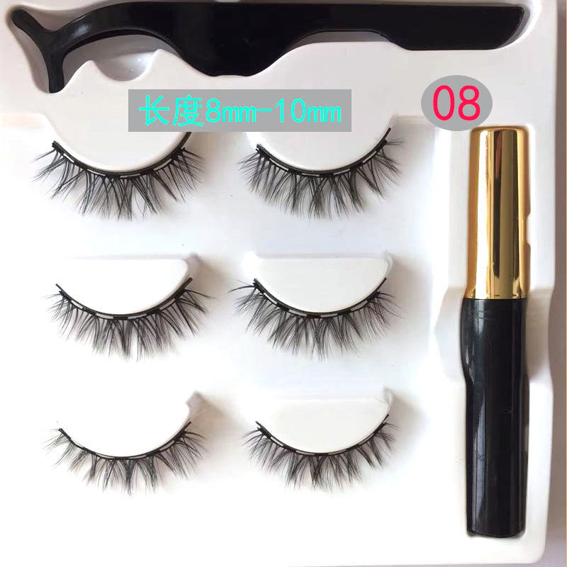 008&3Mm-10mmTiktok Kwai Fu have cash less than that is registered in the accounts Magnet Liquid Eyeliner Glue free False eyelashes magnetic Self adhesive Two seconds grafting natural thick