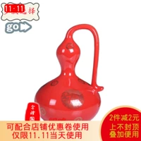 Бесплатная доставка Jingdezhen Ceramics китайский красный рисунок Jinfu Word Vase Wedding Coremer