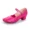 Giày khiêu vũ đỏ mới 2019 cho nữ Mùa xuân và mùa thu với giày khiêu vũ vuông đế mềm - Khiêu vũ / Thể dục nhịp điệu / Thể dục dụng cụ giày khiêu vũ trẻ em