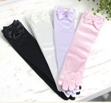 Часть спот ЮжнаяКорея Импорт оригинальной детской одежды Принцесса Баочжу бант длинные маленькие сумочки порошок / фиолетовый / рис / черный