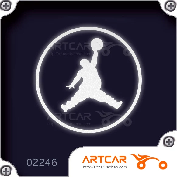 022 46 Авто наклейка Fat Dangfei Jordan Jordan NBA Dunk Barcot Patch