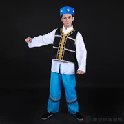Qing Hao tùy chỉnh mới Bao quốc tịch trang phục biểu diễn vũ điệu nam trang phục nam - Trang phục dân tộc