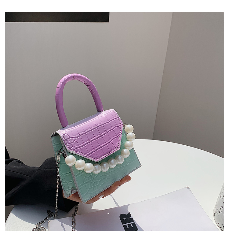 Violet2021 summer new pattern Advanced sense this year popular Gradients Inclined shoulder bag