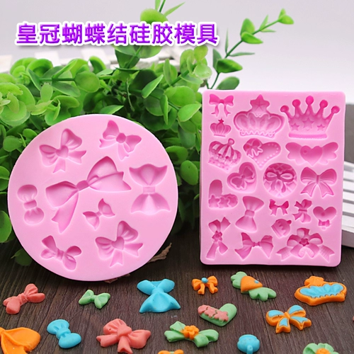 Фондан с бантиком, акриловая силиконовая форма для мороженого, DIY