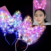 Длинный аксессуар для волос с подсветкой, мигающий ободок, игрушка, новая коллекция