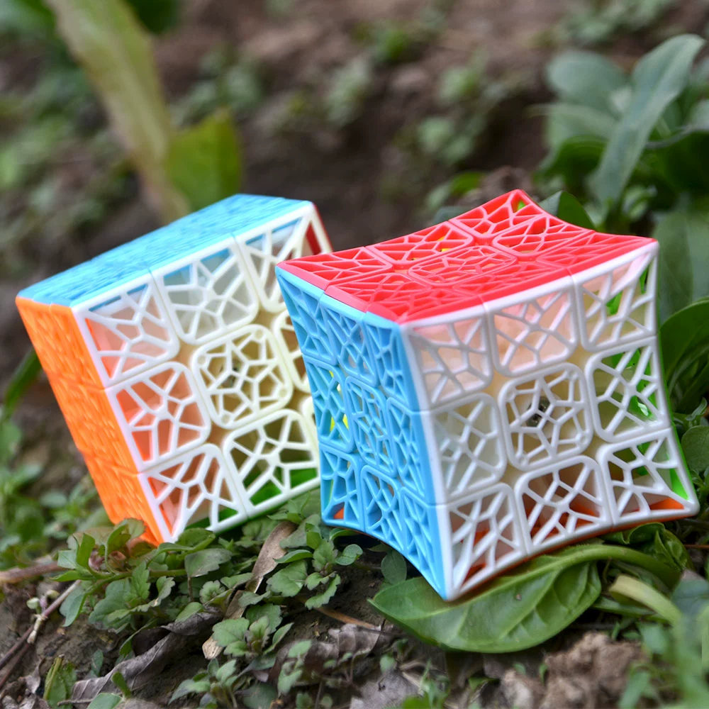 Qiyi Rubiks Cube DNA thứ ba Rubiks cube thiết kế rỗng thứ ba thiết kế rỗng đầy màu sắc đồ chơi trẻ em Rubik để phát triển trí thông minh - Đồ chơi IQ