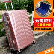 Mới dây kéo vali trong suốt hộp bìa xe đẩy trường hợp bìa miễn phí có thể tháo rời vali hành lý phụ kiện