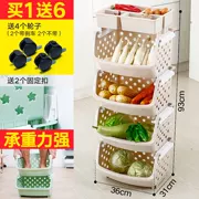 Đồ dùng bằng nhựa cung cấp đồ dùng nhà bếp sàn nhà bếp nhiều lớp nhỏ lưu trữ trái cây và giỏ rau - Trang chủ