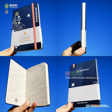 Starbucks 星巴克 2020年moleskine合作款中国圣诞蓝 记事簿/记事本/笔记