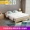Giường gỗ nguyên khối 1,8 m hiện đại tối giản giường đôi chính chủ phòng ngủ kinh tế cho thuê nội thất phòng 1,5m giường đơn giản - Giường giuong ngu