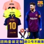 Barcelona áo 18-19 mùa Barcelona sân nhà trẻ em người lớn tập luyện bóng đá tùy chỉnh 10 Messi - Bóng đá 	găng tay bắt bóng cho trẻ em