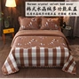 Tinh nhung một mảnh bìa giường mảnh vải bông Hàn Quốc Continental Quilt giường bìa bìa ba mảnh đặc biệt kang - Trải giường bộ ga trải giường everon